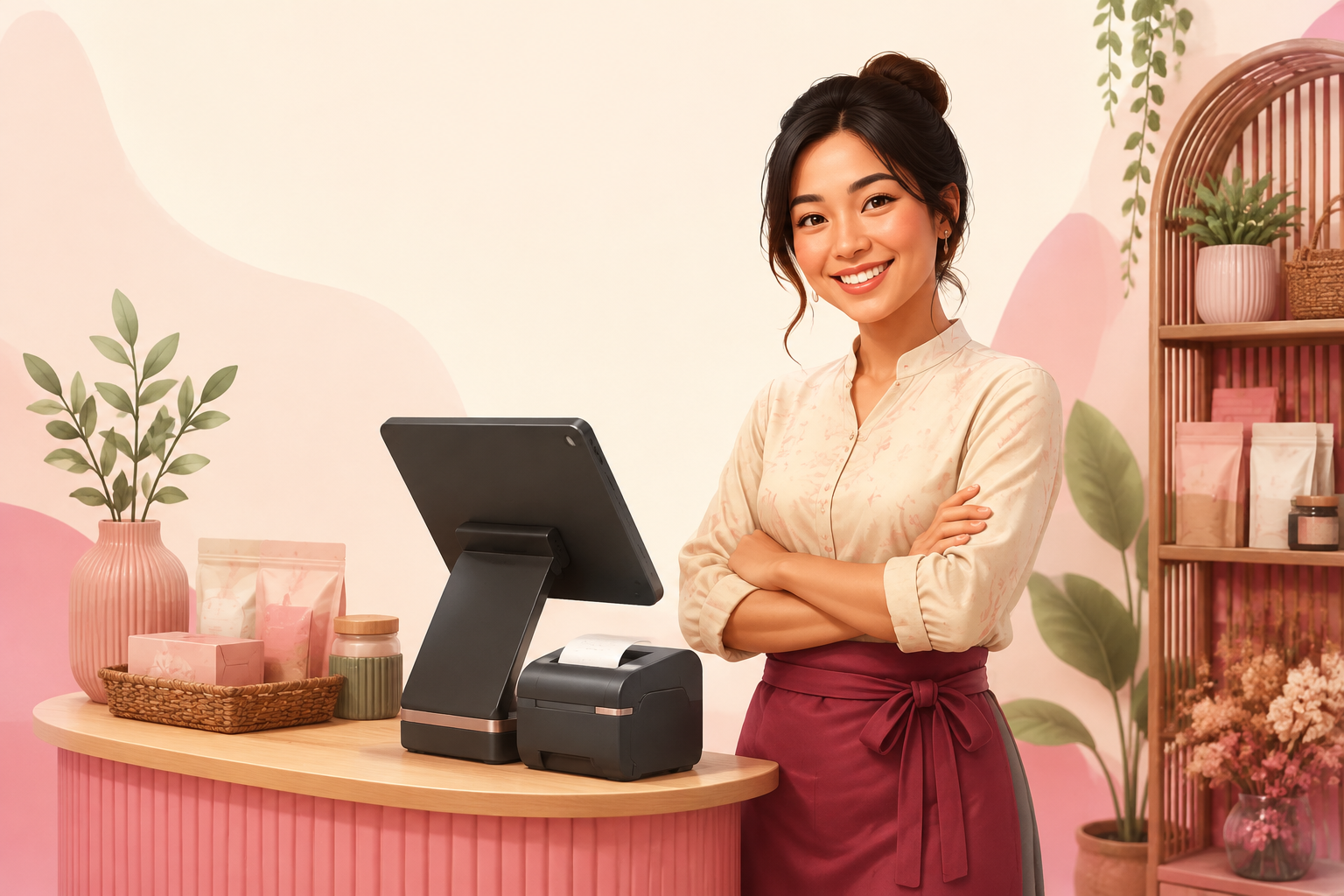 Pemilik UMKM Indonesia siap mengelola usahanya dengan Kasair POS